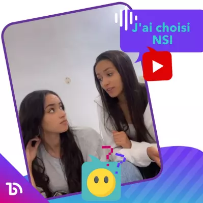 Les tiktokeuses Shirine et Kenza parlent de NSI