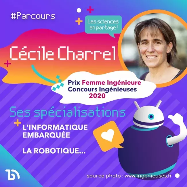 Cécile Charrel, un parcours d'ingénieure logique et axé sur le partage
