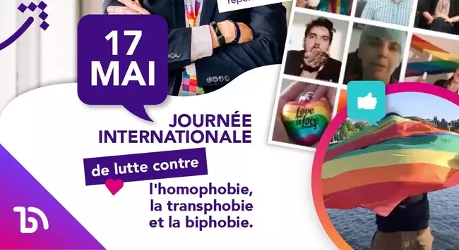 17 mai journée de lutte contre l'homophobie, la transphobie, la biphobie
